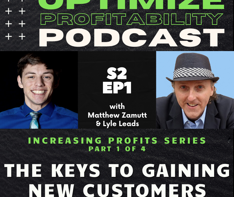 Episode 21 – Getting Better Leads – Optimize Profitability Podcast with Lyle Leads